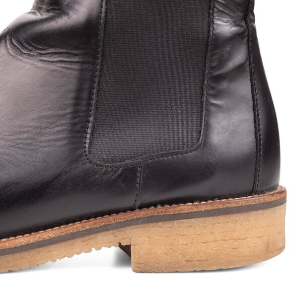 Everlane The Chelsea Boot Black Leather Rubber Sole Women's 9.5 - Picture 10 of 14